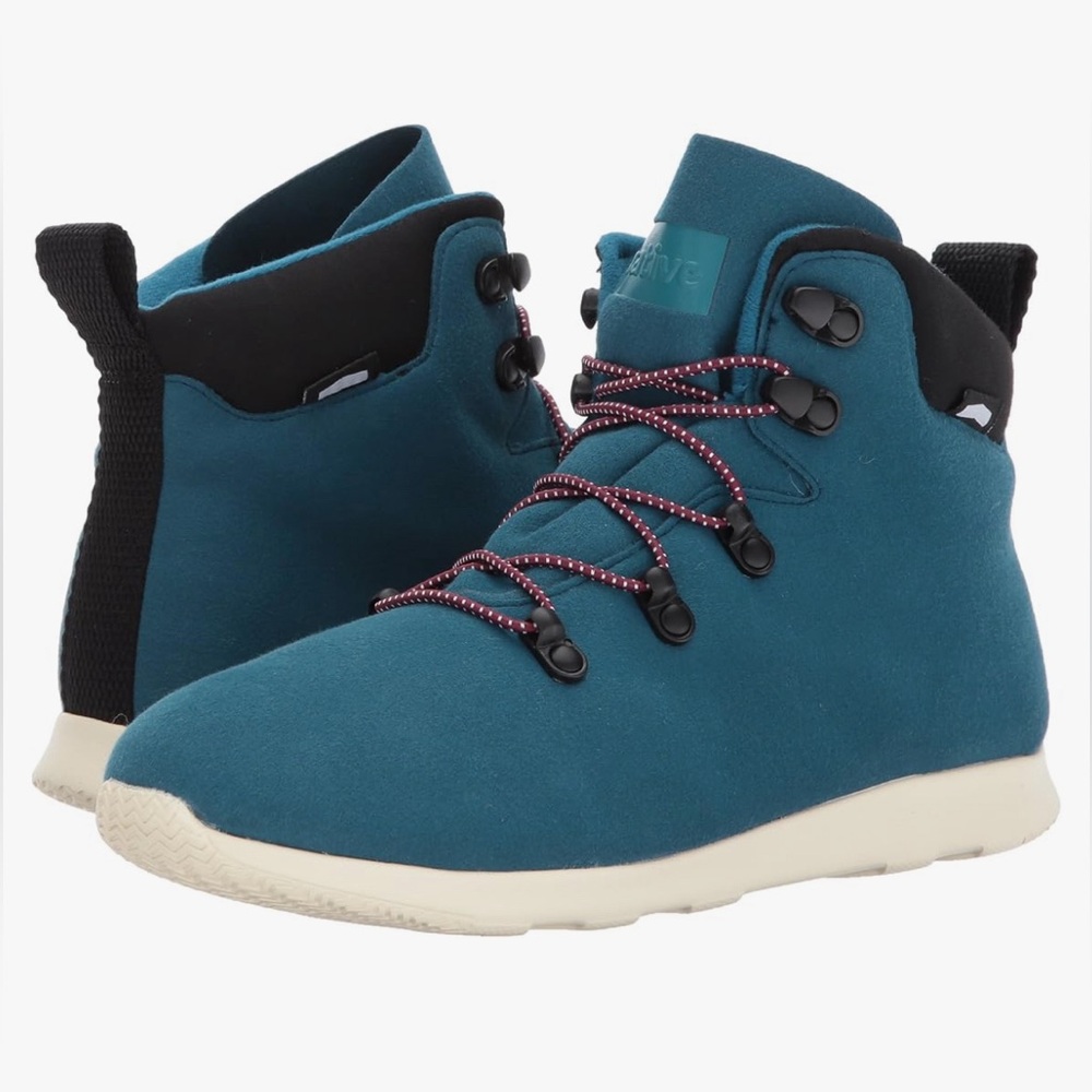 Native Shoes Apex Hiking Boots Blue Boys Girls Unisex Little Kids Size 2